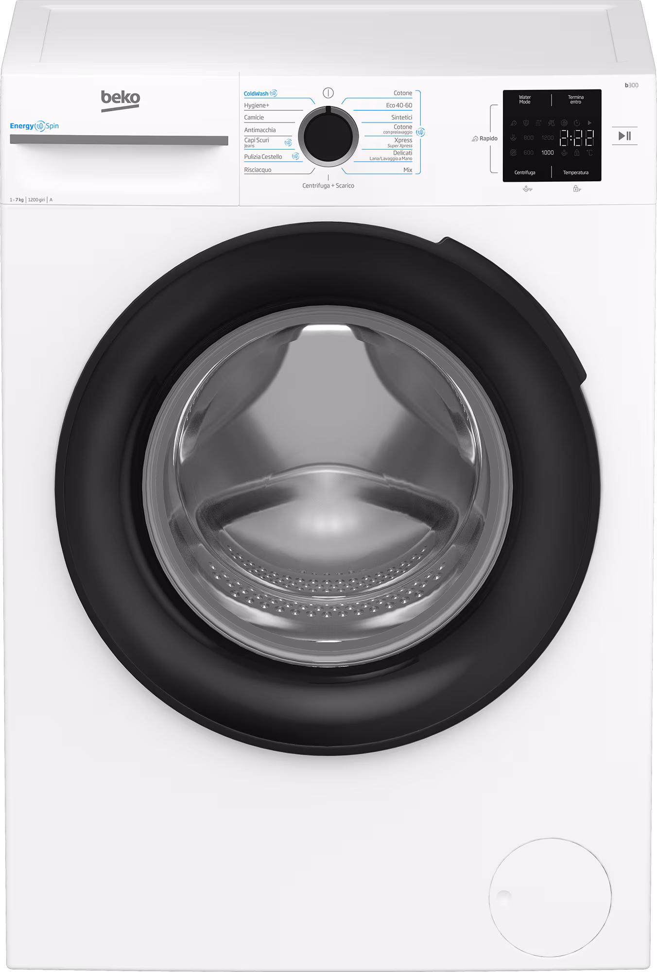 Beko BMSMW7126EB – Lavatrice slim efficiente da 7 kg