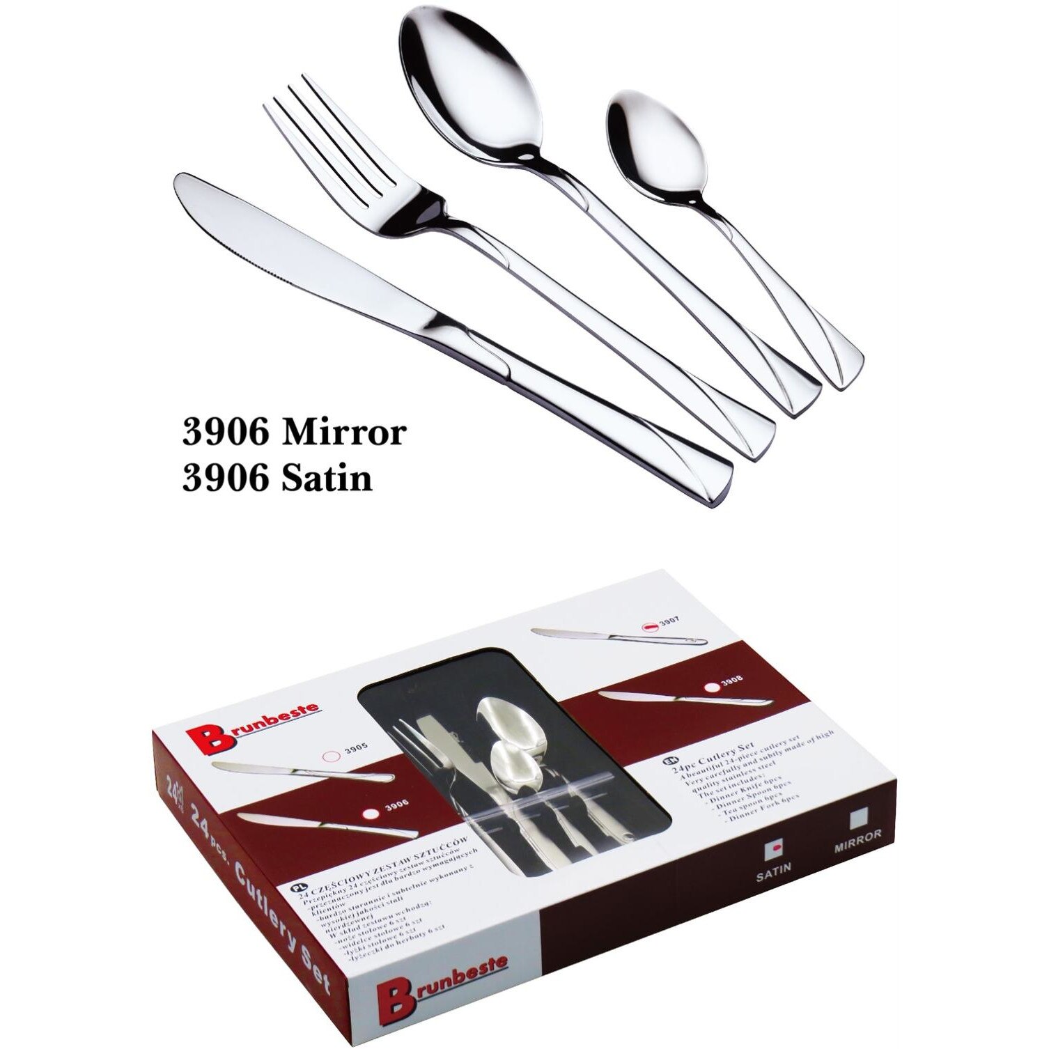 set di posate brunbeste 24pcs